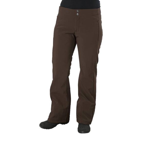 The North Face Apex STH Snow Pants Womens Size XS Brown Bootcut Slim Fit Outdoor - Picture 1 of 14